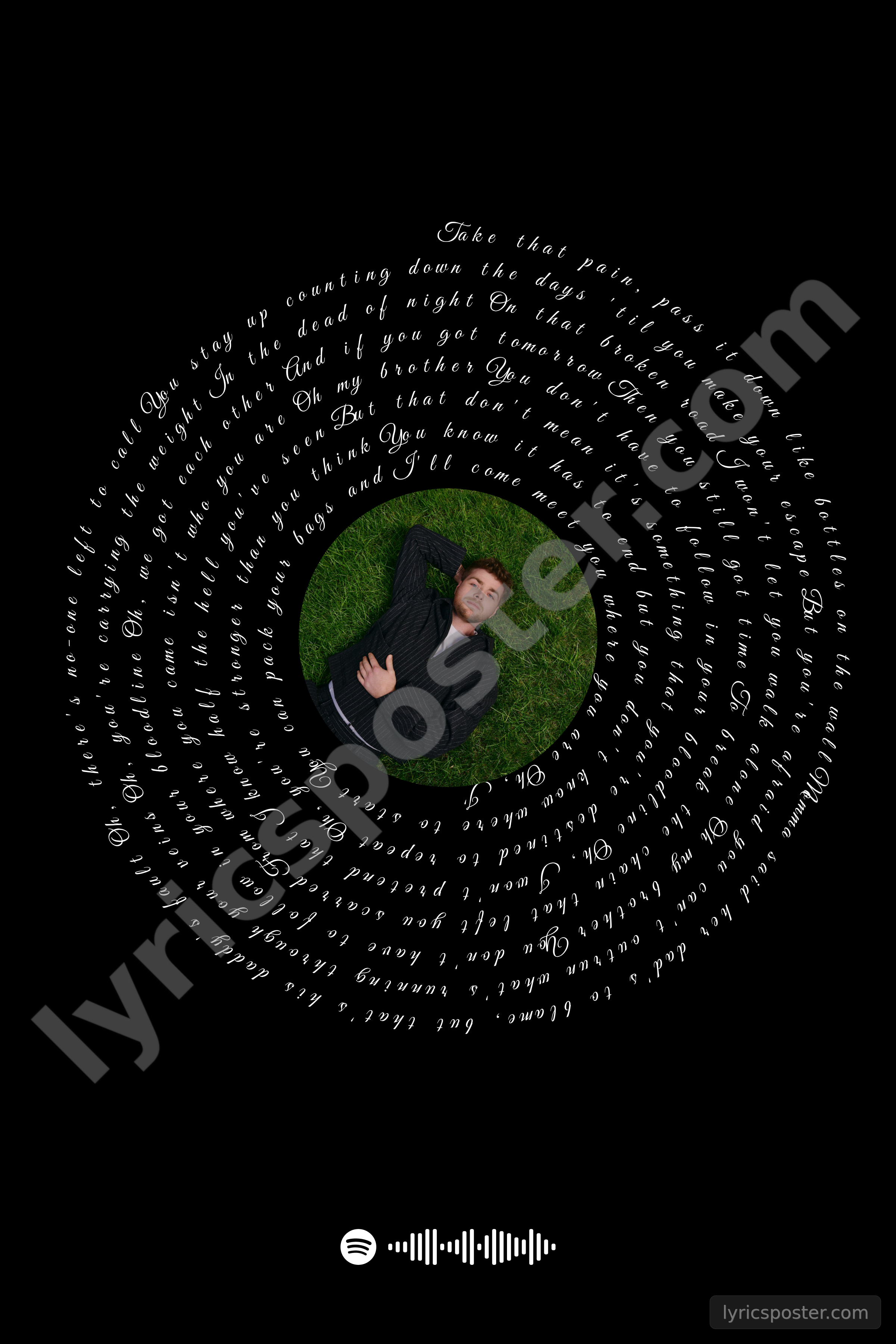 Bloodline (with Jelly Roll) Lyrics Poster