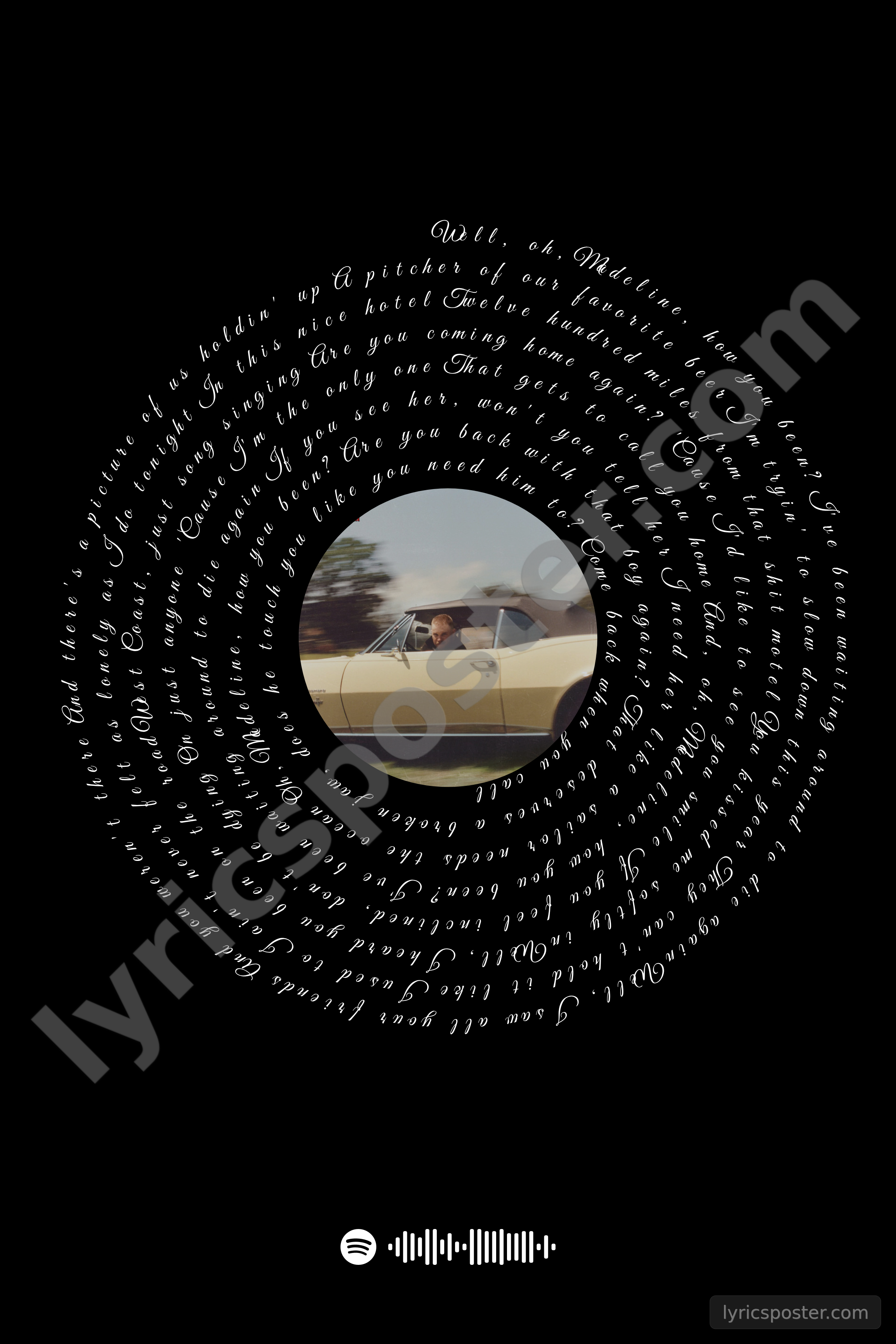 Madeline (feat. Gabriella Rose) Lyrics Poster