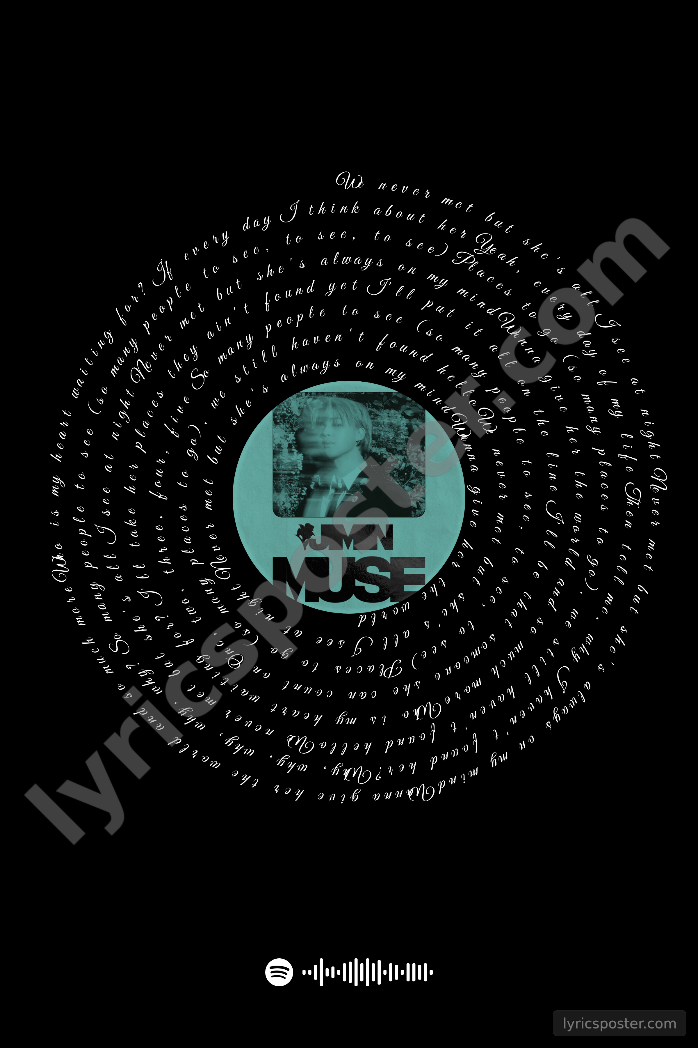 Who Lyrics Poster