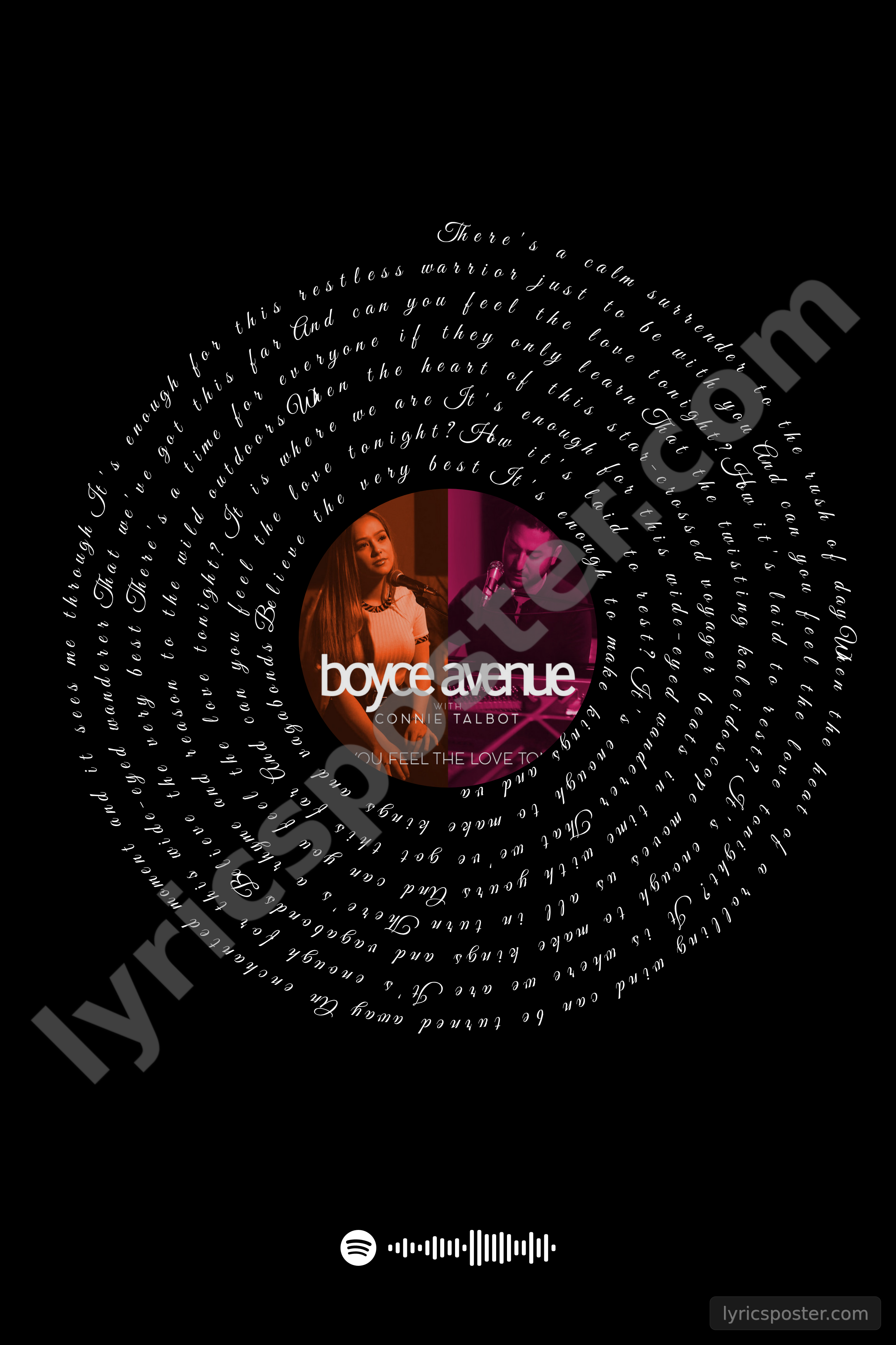 Can You Feel the Love Tonight Lyrics Poster