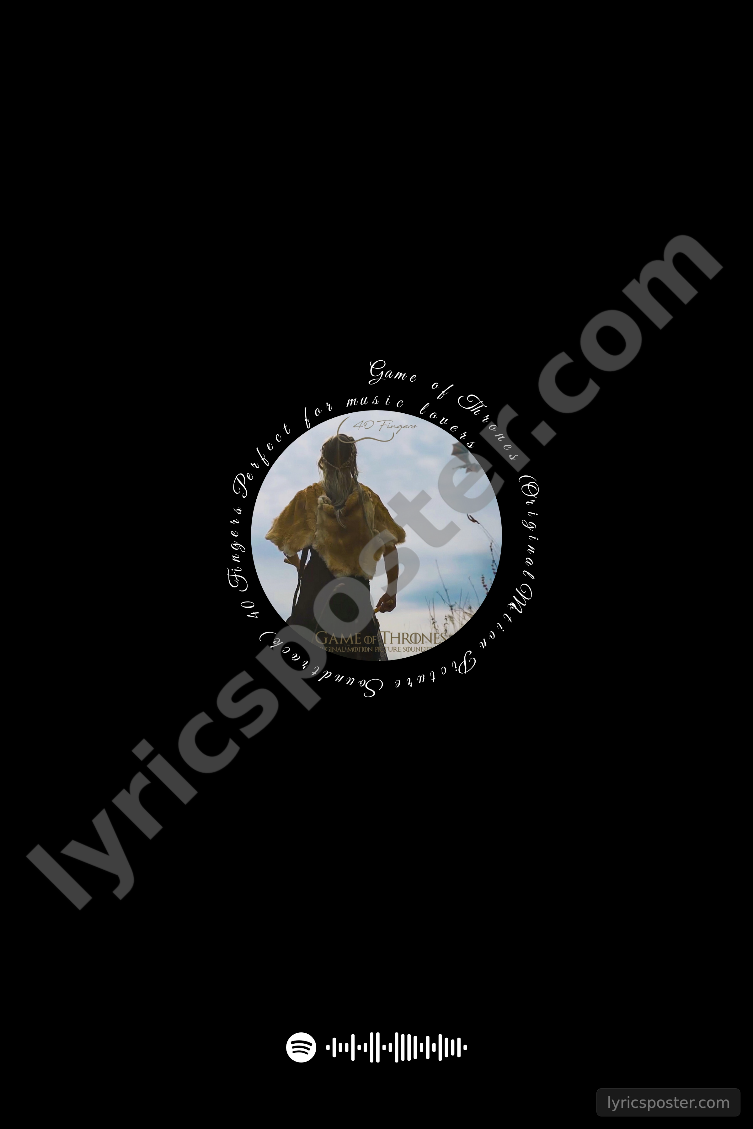 Game of Thrones (Original Motion Picture Soundtrack) Lyrics Poster