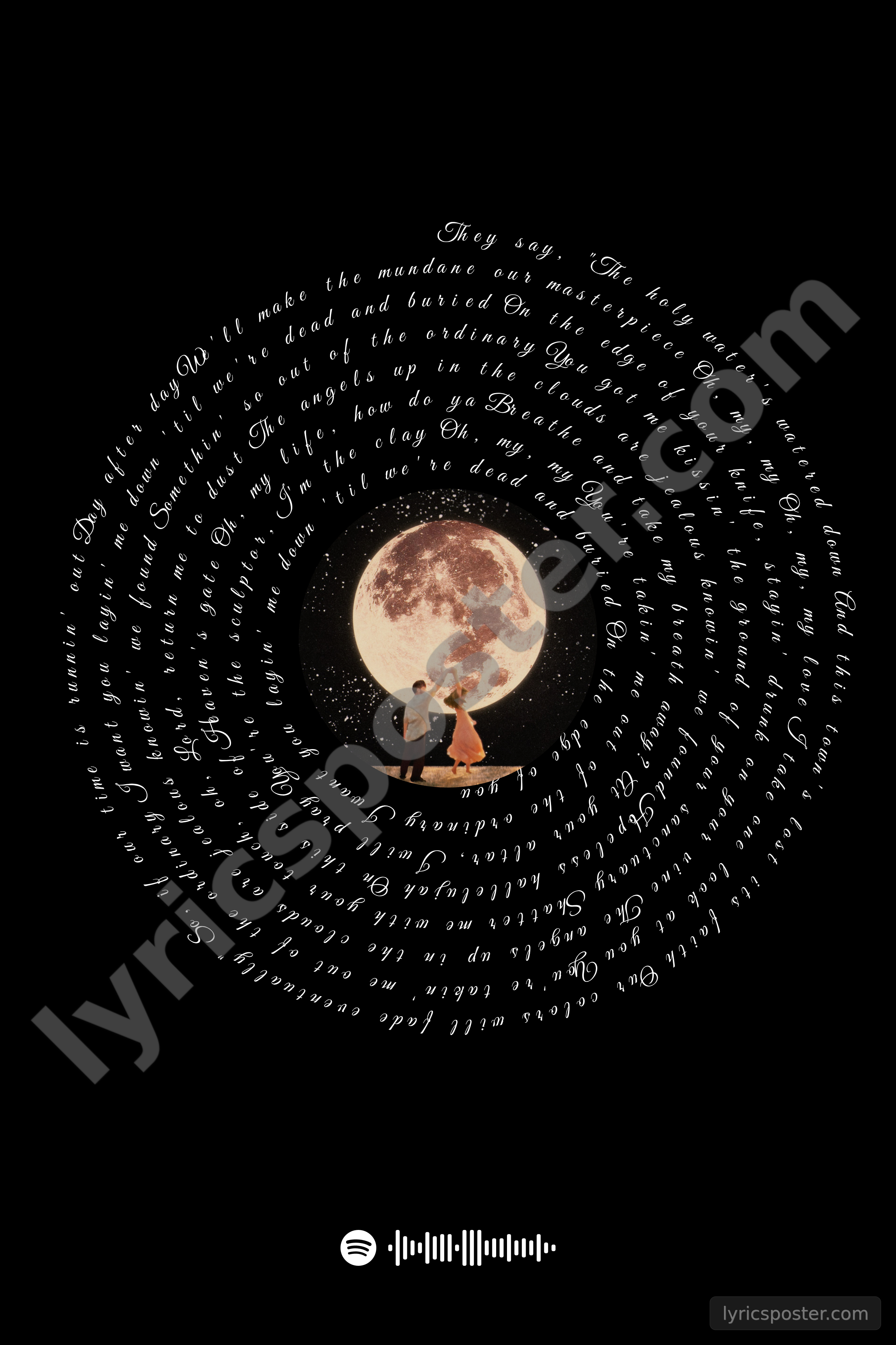 Ordinary Lyrics Poster