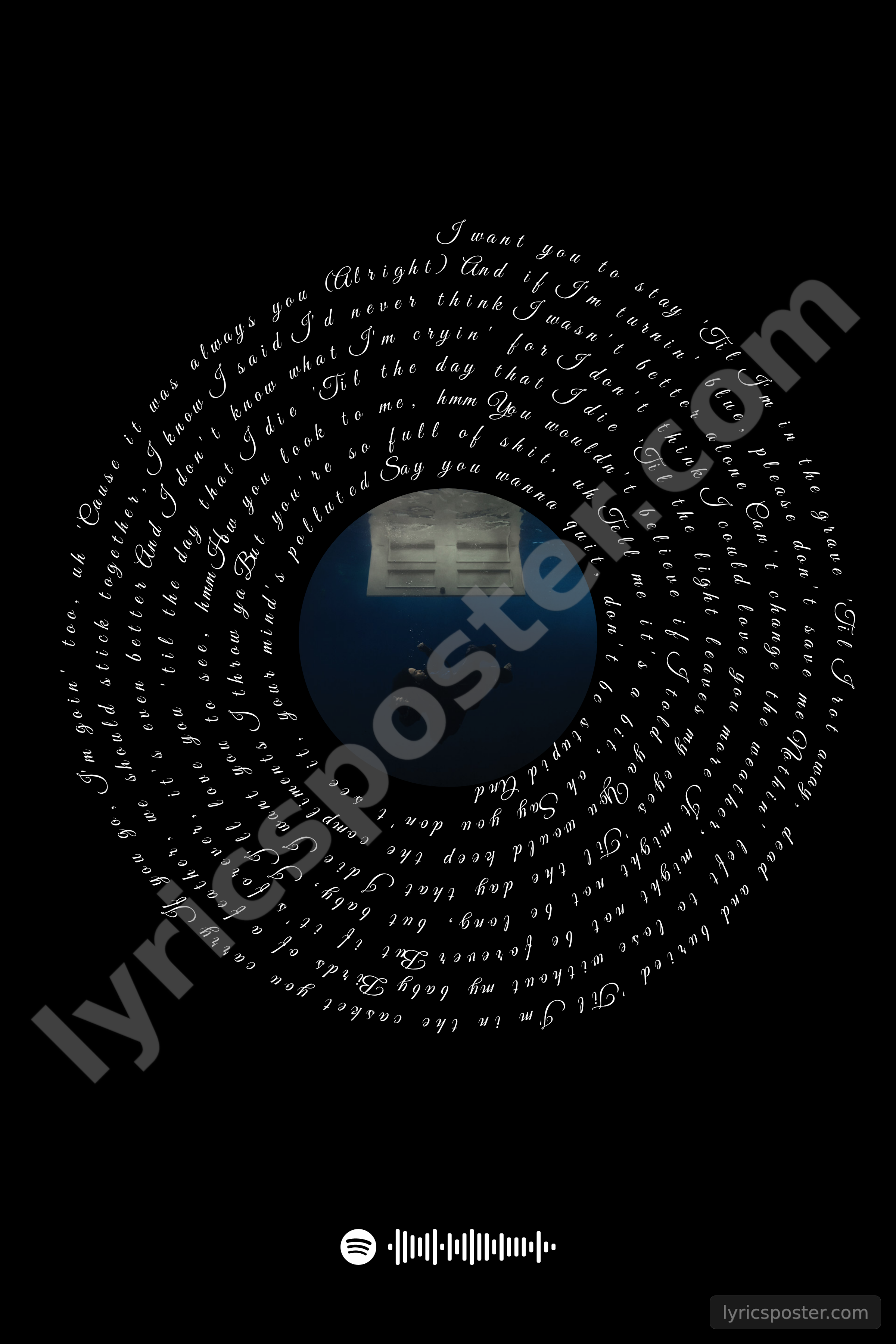 BIRDS OF A FEATHER Lyrics Poster