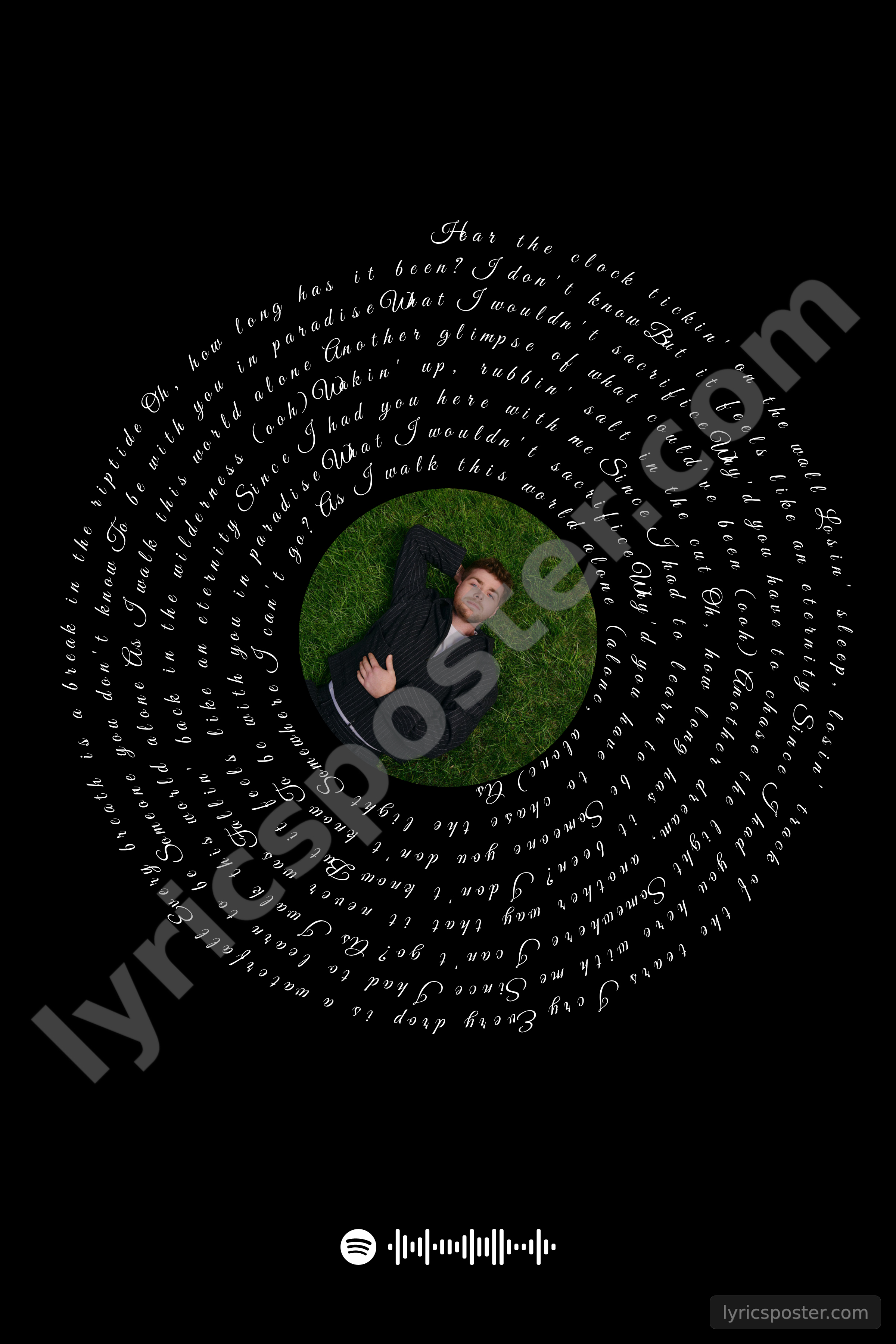 Eternity Lyrics Poster