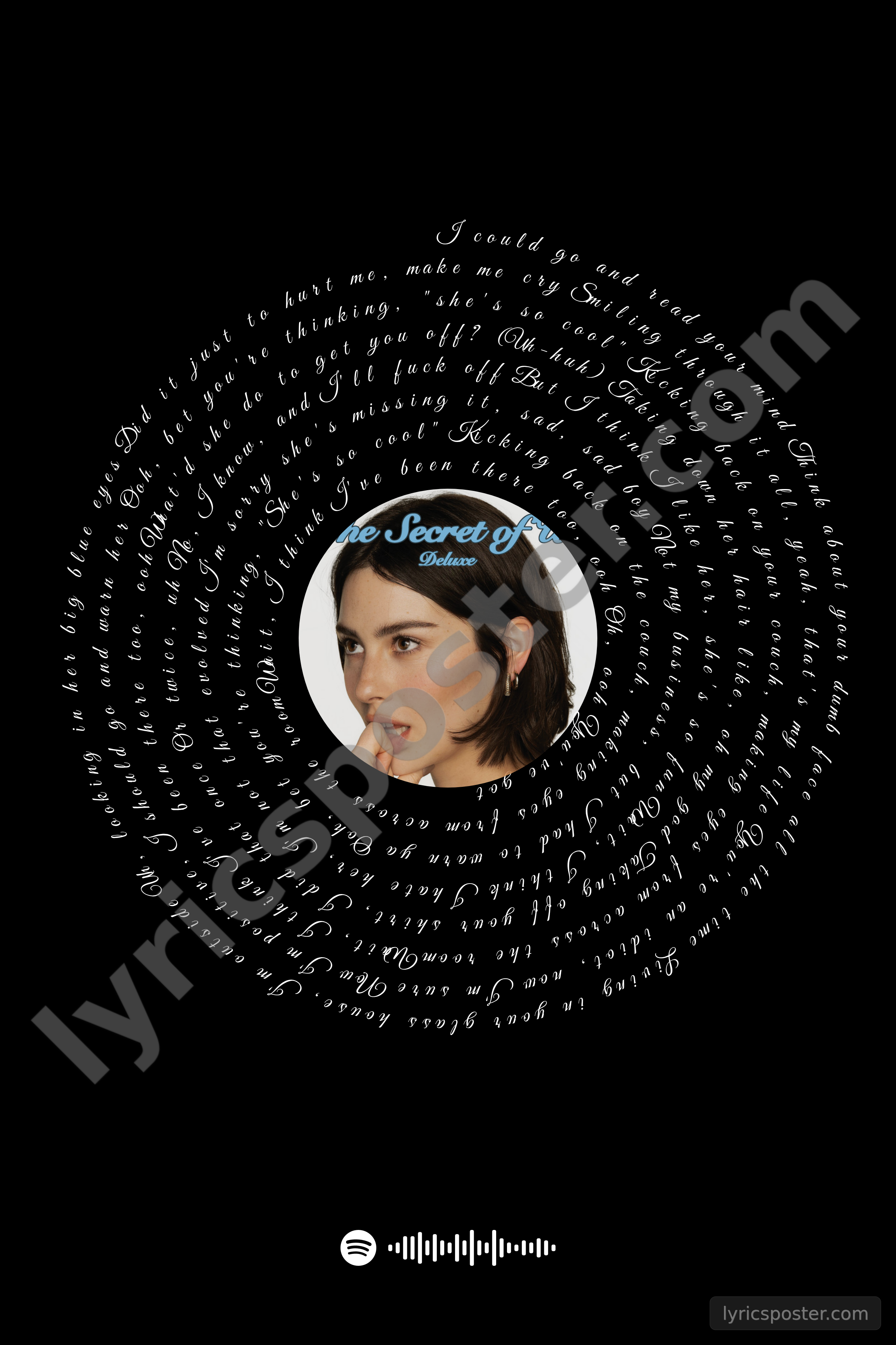 That’s So True Lyrics Poster