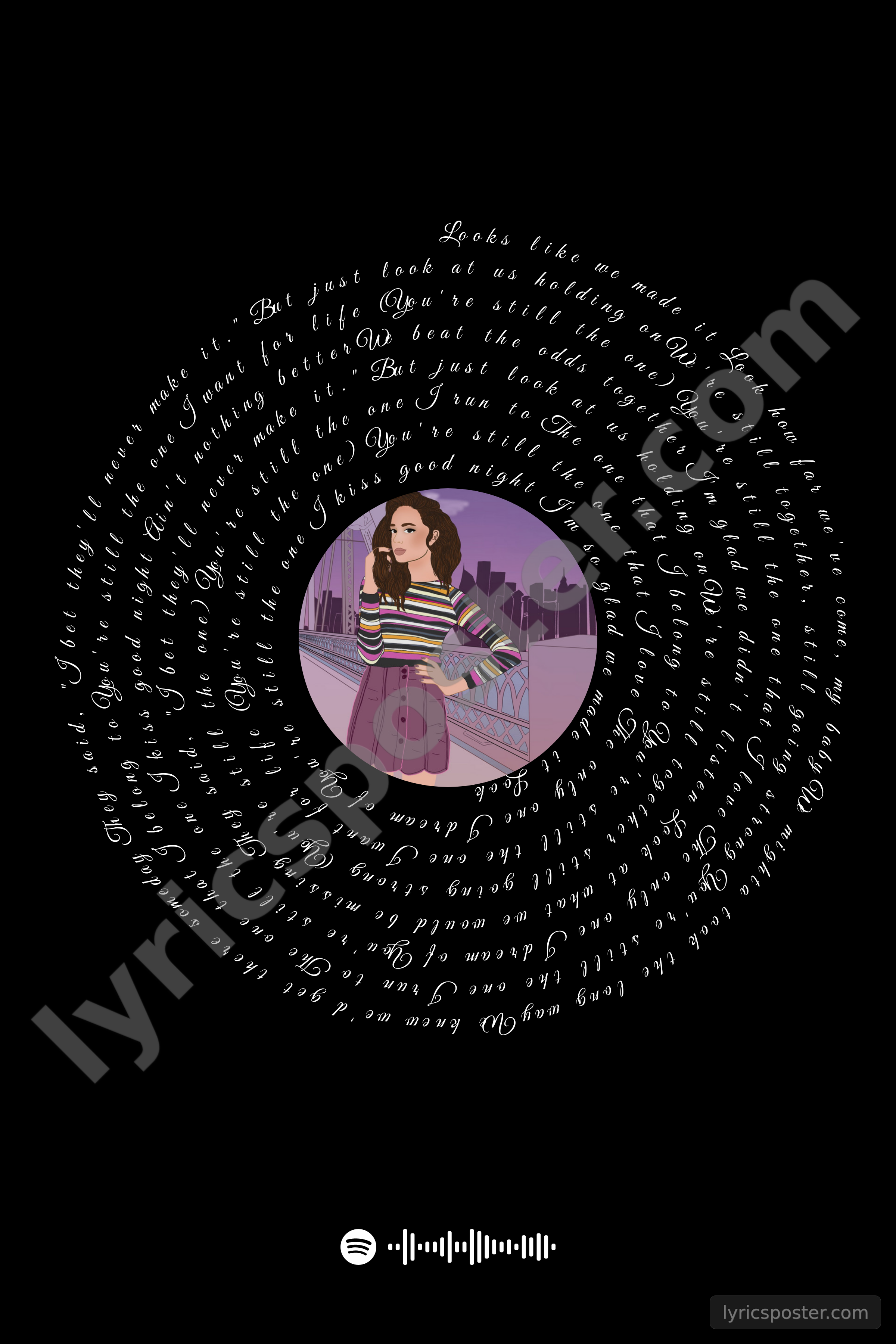 Youre Still The One Lyrics Poster